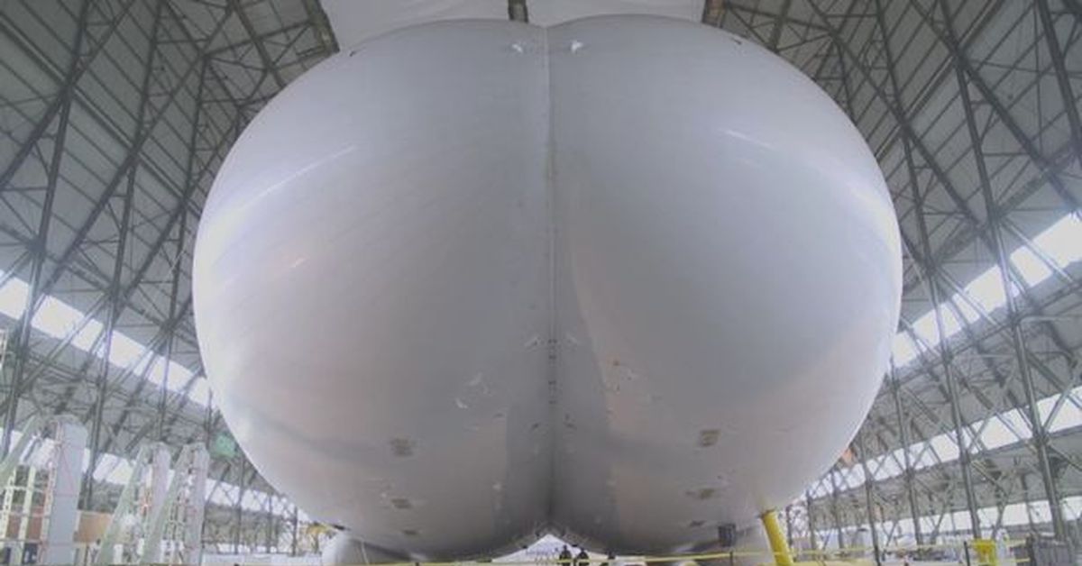 World largest. Airlander 10. Дирижабль летающая задница.