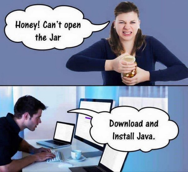 Honey! Can't open the Jar  , , Java, 