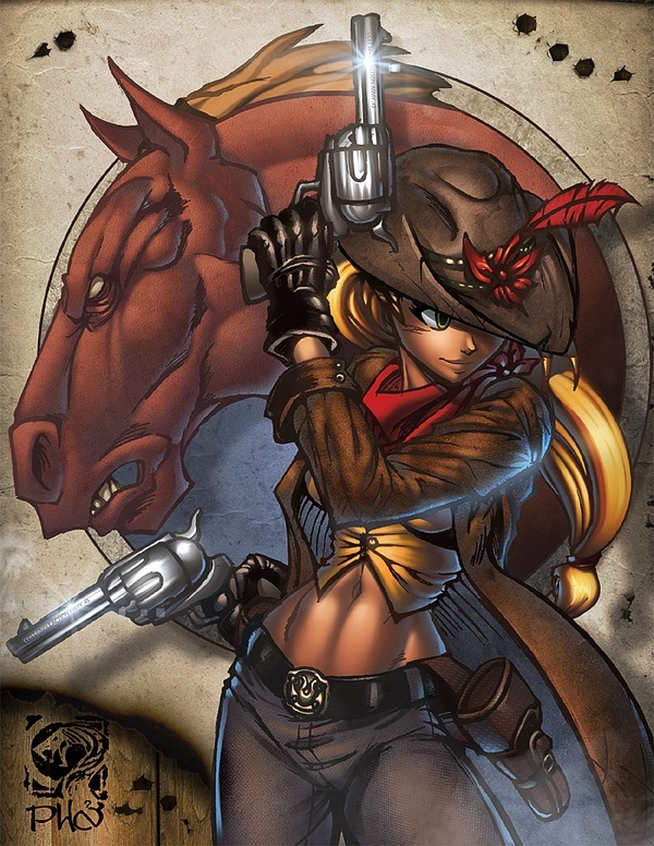 The Gunslinger Applejack, My Little Pony, , , Midnightcloud