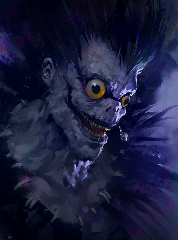 Ryuk Anime Art, , Death Note