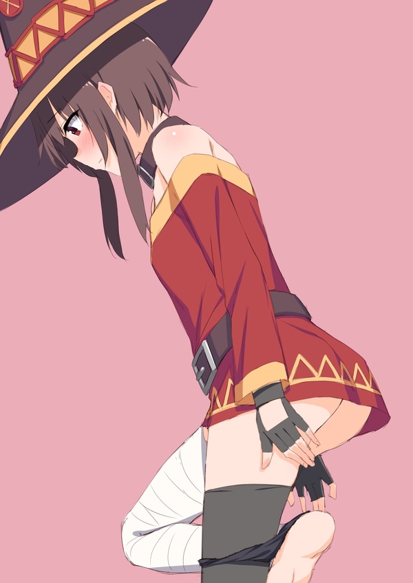 Megumin - NSFW, Konosuba, Anime art, Anime, Megumin, Longpost