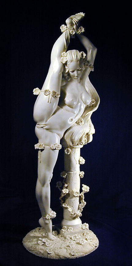 Modern sculpture. - NSFW, Sculpture, Erotic, Girls, Art, Longpost