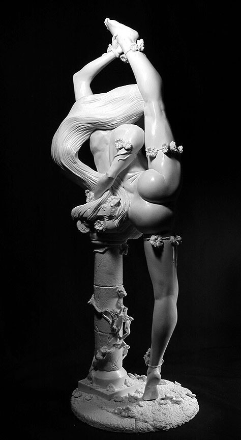 Modern sculpture. - NSFW, Sculpture, Erotic, Girls, Art, Longpost