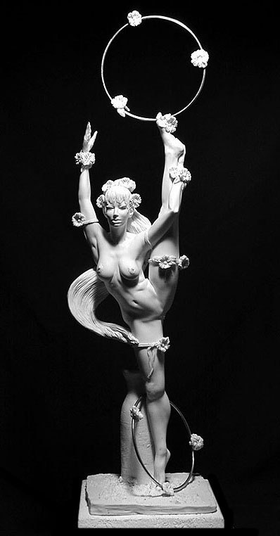 Modern sculpture. - NSFW, Sculpture, Erotic, Girls, Art, Longpost