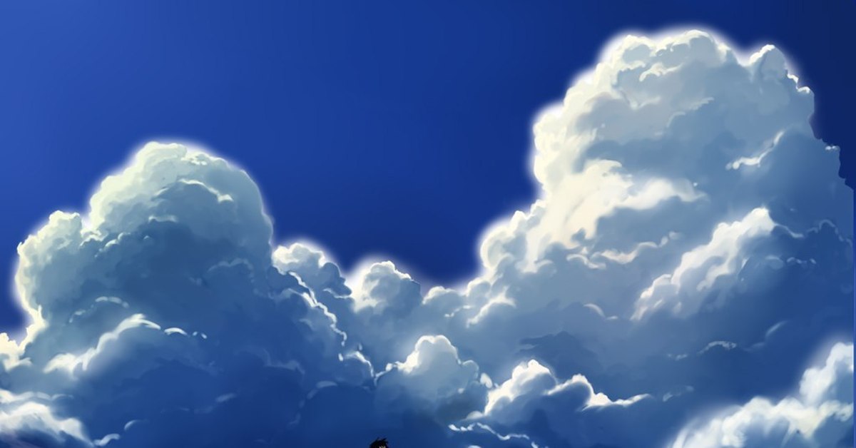 Посмотри на небо и увидел. Облака арт. Человек на облаке.
