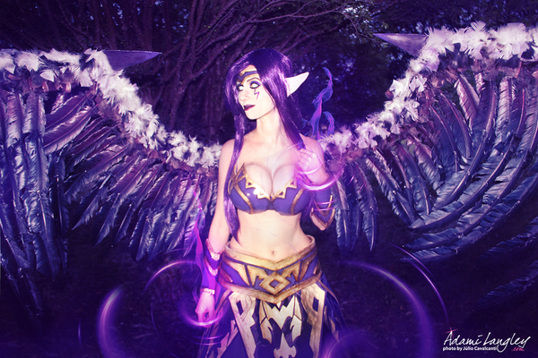    /  (  ) League of Legends, Cosplayer, Morgana, , , , 