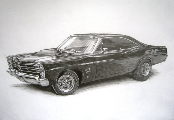    . 1967 Ford Galaxie 500.