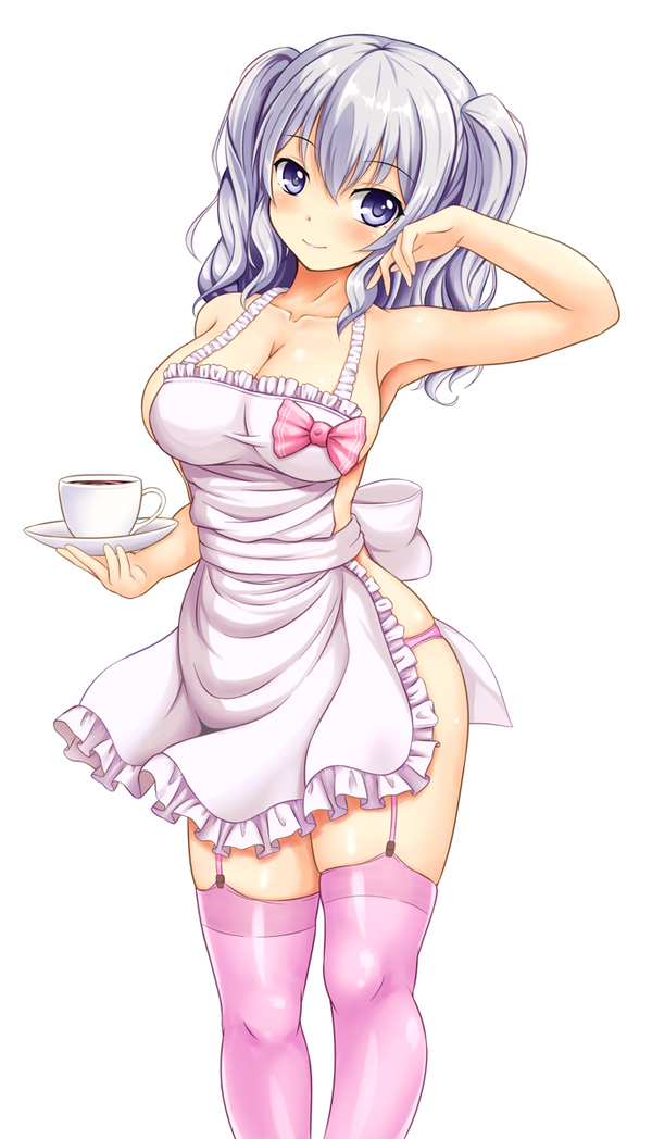 Kashima tea time - NSFW, Аниме, Anime Art, Kantai Collection, Kashima, Этти