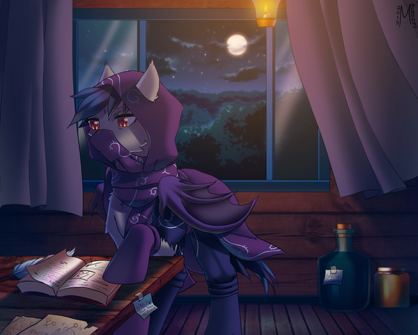 Night work Batpony, My Little Pony, Margony