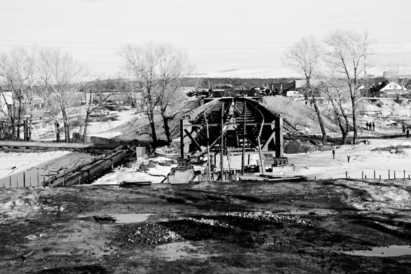 Минусинск, мост через Енисей. | Пикабу