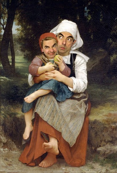 Mr. Bean and world painting - Mr. Bean, Painting, Longpost