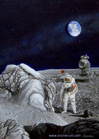Месяц синий Луна Знак Звездное Небо Звезды Раскраска картина по номерам на холсте AAAA-C1885