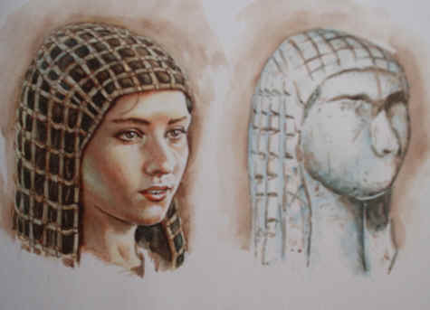 Hooded Lady 25,000 BC - Story, Archeology, Informative, Museum, Caves, Mammoth tusks, Figure, Figurines, Art, Hood, Prehistoric era, Longpost