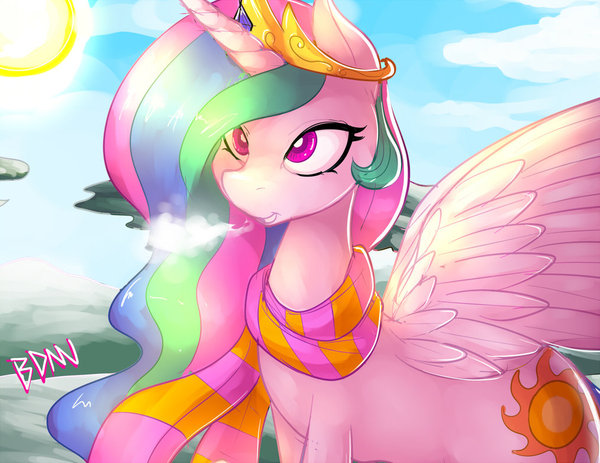 Wintery celestia My Little Pony, Princess Celestia, , , 