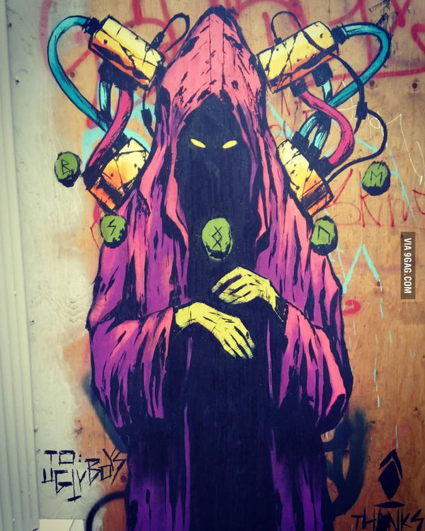 Стрит-арт в Рейкьявике. Исландия.