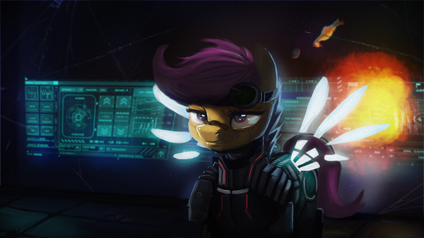 Sci-fi Scootaloo