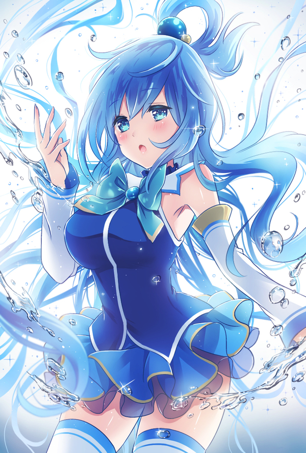Aqua , Anime Art, Konosuba, Aqua