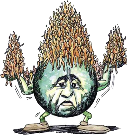 Население городов в будущем. Подсчеты от Bloomberg.