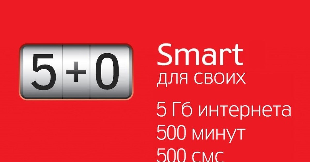 Смарт 250 рублей в месяц
