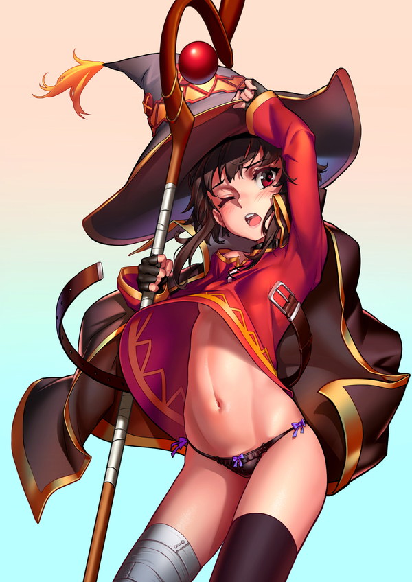 Megumin - NSFW, Anime art, Anime, Konosuba, As109, Megumin