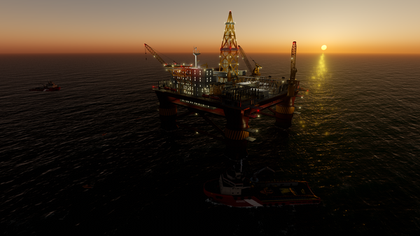     Unigine, , , , 3D, Valley, Oil platform, 