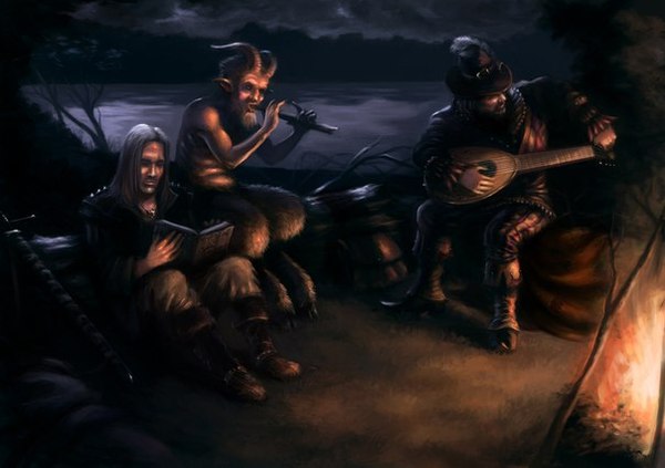 Еще один арт по книге "последнее желание"