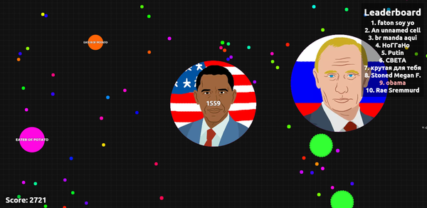 Обама И Путин в тиме в агарио