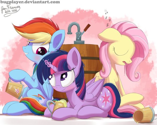      !!! My Little Pony, Fluttershy, Rainbow Dash, Twilight Sparkle, , , , , Bugplayer