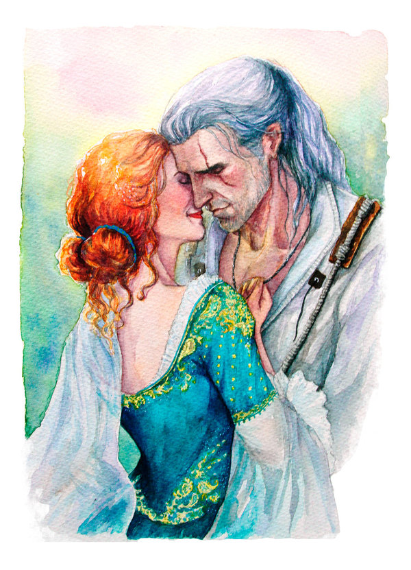  &  ,  ,   ,  3:  , , DeviantArt, Triss Merigold, Geralt