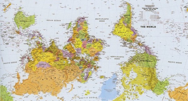 Карты мира из разных стран 1 карта мира, страны, длиннопост