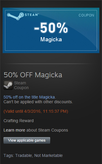 Magika  ! Steam, , , Magicka