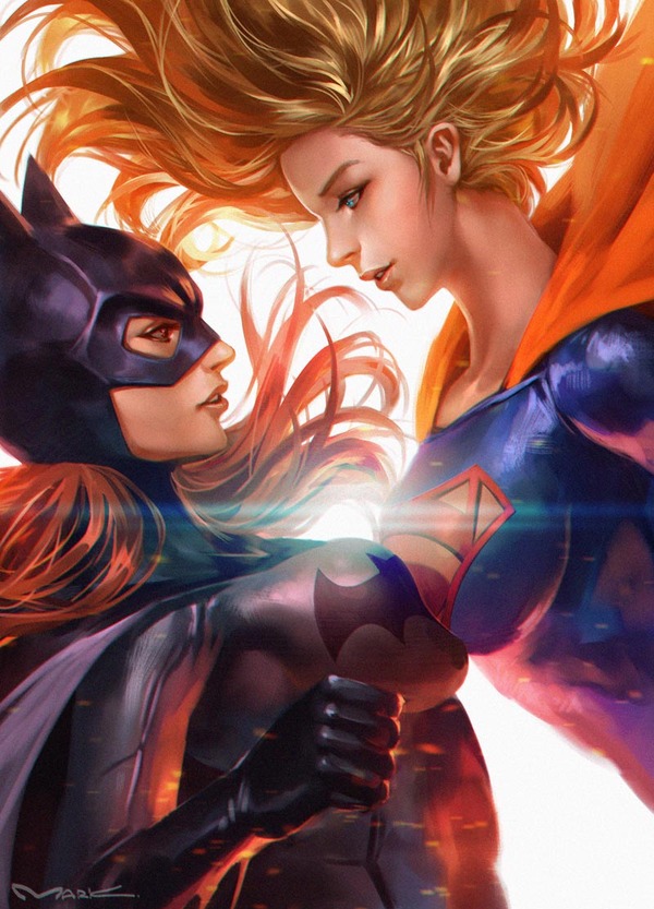 Batgirl vs Supergirl , Versus, , Kamiyamark, DC Comics