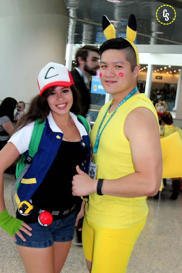 Косплей - Эш и Пикачу