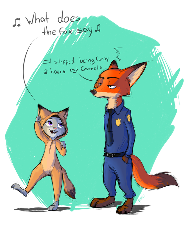 "     2  , " , Nick Wilde, Judy Hopps, , What Does The Fox Say, 