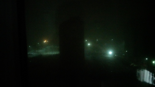 Туманище зимой...