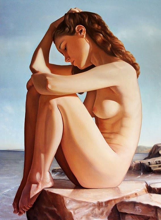 Andrew Brady - NSFW, Girls, Breast, Boobs, Naked, Nudity, Painting, Drawing, Painting, Longpost