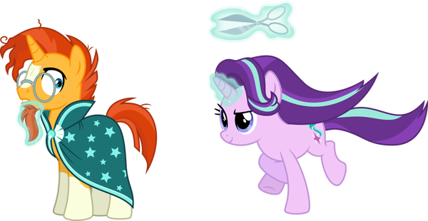 Starlight Glimmer and Sunburst My Little Pony, Starlight Glimmer, Sunburst, , MLP Season 6, Crystallized, , , 