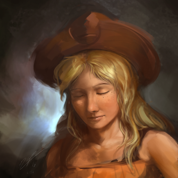Apples Closed My Little Pony, Applejack, , , Assasinmonkey