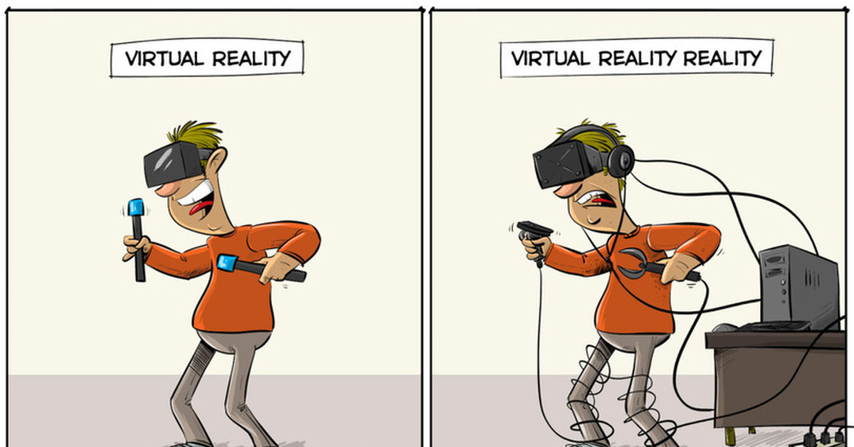 Что если развитое рпг вызывает. Виртуальная реальность карикатура. Виртуальная реальность прикол. Шлем виртуальной реальности прикол. Мемы про виртуальную реальность.