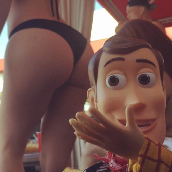 Playful cowboy Woody. - NSFW, Toys, Cowboys, Photo, Longpost