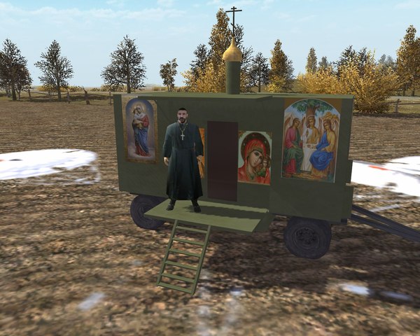 Первоапрельский полевой храм для ВДВ от мододелов, создающих один известный мод на одну известную игру Игры, Длиннопост, Холодная война, В Тылу Врага, Men of War, 1 апреля