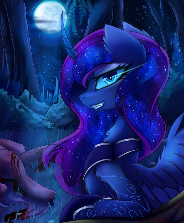   Grimdark, My Little Pony, Princess Luna, 