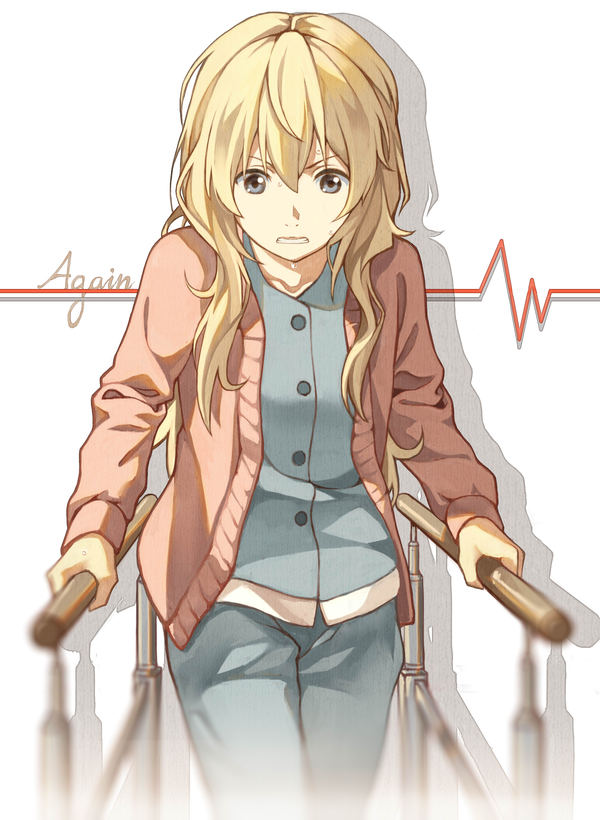 Miyazono Kaori Anime Art, , Shigatsu wa Kimi no Uso
