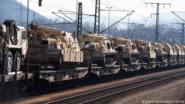 НЕМЕЦКИЕ СМИ: ТАНКИ США В ВОСТОЧНОЙ ЕВРОПЕ - ПО ВИНЕ РОССИИ?