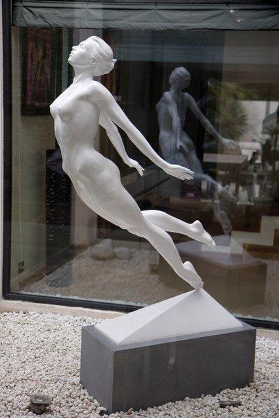 Sculptures by Yves Pires - NSFW, Sculpture, Girls, Longpost