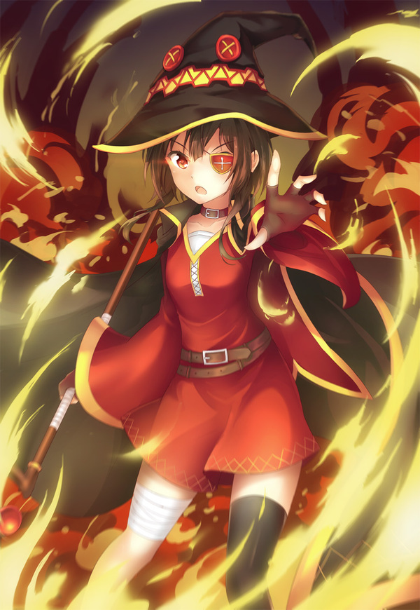  , Anime Art, Konosuba, Megumin