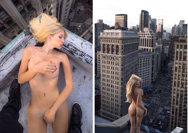 Beauty and New York. Continuation - NSFW, Erotic, Girls, The photo, Interesting, PHOTOSESSION, USA, New York, Strawberry, Longpost