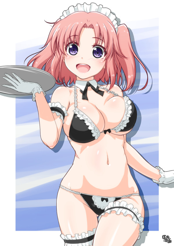 Housemaid. - NSFW, Anime, Anime art, Mikakunin de shinkoukei, , Girls