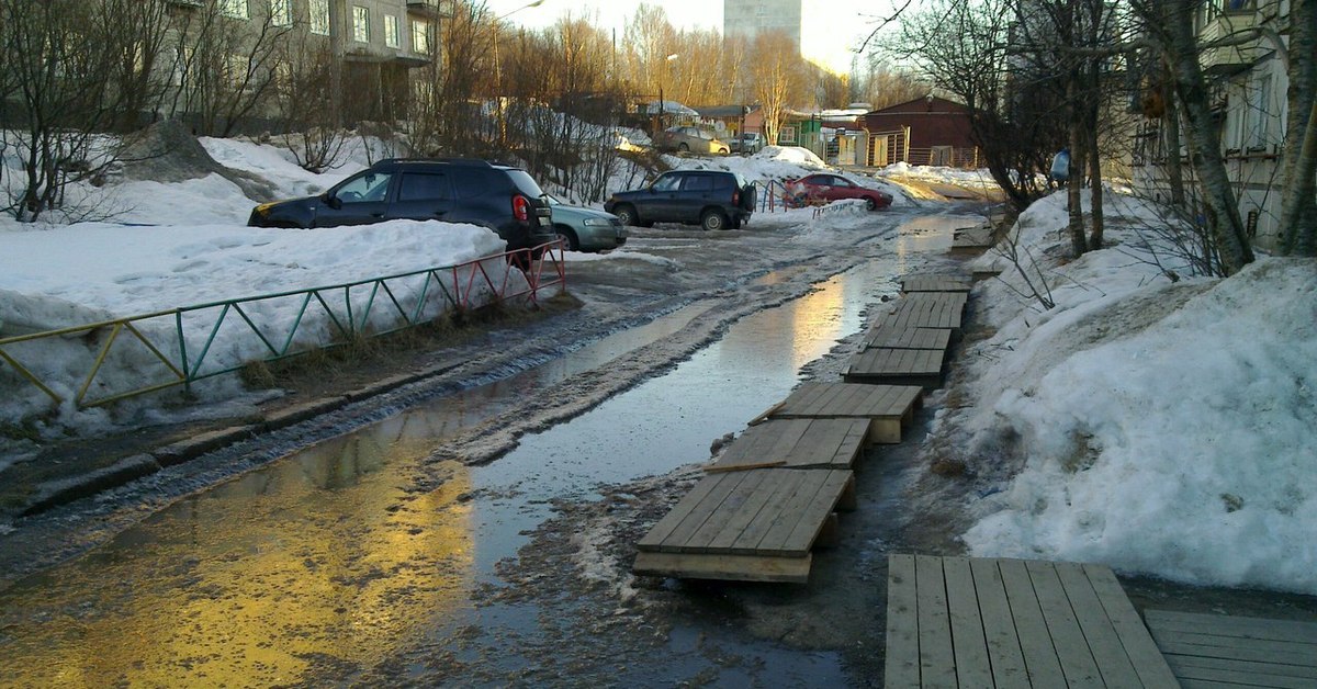 Весенний мурманск фото