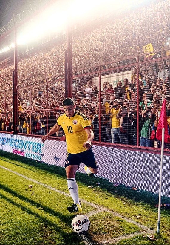 Такая атмосфера окружает Хамеса Родригеса, когда он приезжает в сборную.